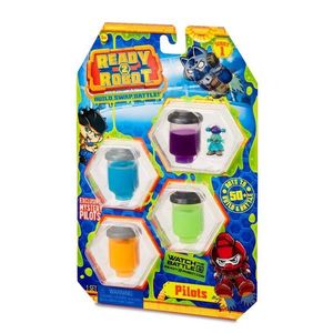 Set figurina si slime Ready2Robot - Pilot Style 3, Seria 1 (554028E5C) imagine