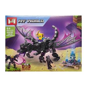 Set de constructie Minecraft 2 in 1, Dragonul Negru, 494 piese imagine