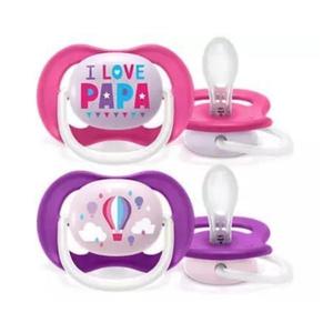 Set de 2 suzete Ultra Air Girl 6-18 luni, Philips Avent imagine