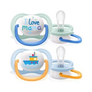 Set de 2 suzete Ultra Air 0-6 luni, Philips Avent, Baieti imagine