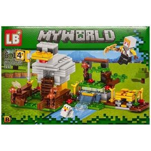 Set de constructie LB Minecraft My World 4 in 1, 215 piese imagine