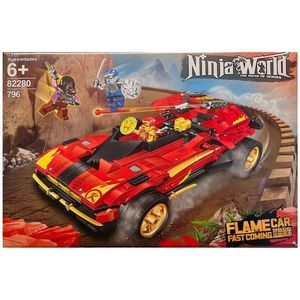 Set de constructie Ninja World - Masina de lupta a razboinicilor Ninjago, 796 piese imagine