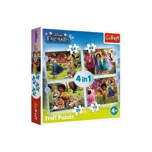 Puzzle 4 in 1. Encanto: Lumea magica imagine