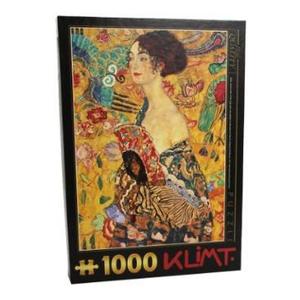 Puzzle 1000 Gustav Klimt - Lady With a Fan imagine