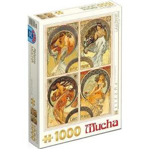 Puzzle 1000: Alphonse Mucha. Arts imagine