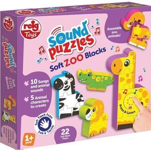 Puzzle blocks cu sunete. Animale de la Zoo imagine