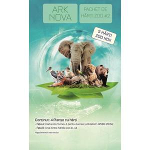 Ark Nova. Pachet de harti Zoo #2. Extensie joc imagine