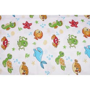 Lenjerie 6 piese patut 120x60 cm bumbac 100% model Animalute imagine