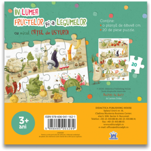 In lumea fructelor si a legumelor cu micul catel de usturoi - Puzzle gigant | Didactica Publishing House imagine