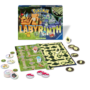 Joc de societate - Labyrinth Pokemon - Glow in the dark | Ravensburger imagine