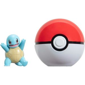 Figurina - Pokemon Clip 'N' Go - Squirtle with Poke Ball | Jazwares imagine