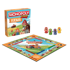 Joc de societate - Monopoly Junior Ferma | Winning Moves imagine