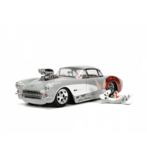 Set masina si figurina - Chevrolet Corvette & Bugs Bunny | Jada Toys imagine