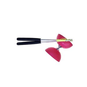 Joc de indemanare - Acrobat 105 - Rubber Diabolo, Pink | Eureka imagine