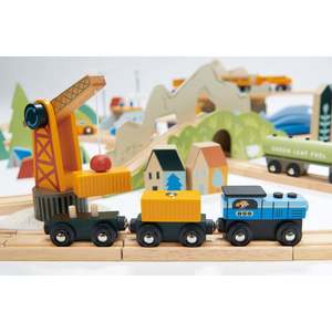 Set de joaca - Mountain View Train Set | Tender Leaf Toys imagine