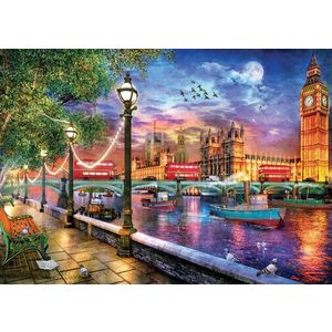 Puzzle 2000 piese - London at Sunset | Educa imagine