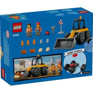 LEGO City - Incarcator pe roti galben pentru constructii (60450) | LEGO imagine