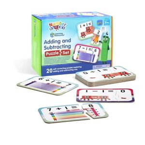 Puzzle educativ - Numberblocks - Adunari si scaderi 1-10 | Learning Resources imagine