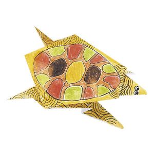 Set origami - Coloring Origami - Turtles | Fridolin imagine