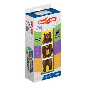 Joc de constructie magnetic Magic Cube, People Animals imagine