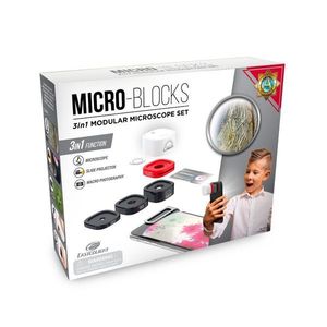 Set Microscop 3 in 1, Eastcolight Micro-Blocks imagine