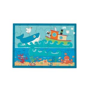 Puzzle 3D, Scratch, 2 In 1, Ocean, 30 Piese imagine