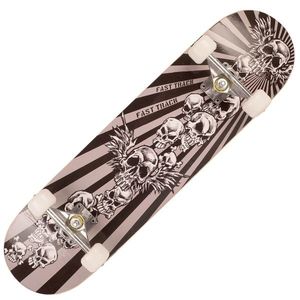 Skateboard Action One, ABEC-7 Aluminiu 79 X 20 cm, Multicolor Flying Skull imagine