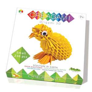 Joc 3D, Pui de gaina Origami , Creagami, 243 piese imagine