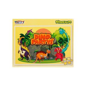 Puzzle Witty Puzzlezz, 60 piese, Petrecerea dinozaurilor imagine