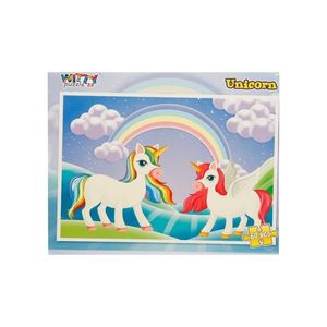 Puzzle Witty Puzzlezz, 60 piese, Unicorni imagine