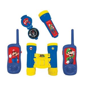 Set Walkie Talkies, Lexibook, binoclu, compas si lanterna, Super Mario imagine