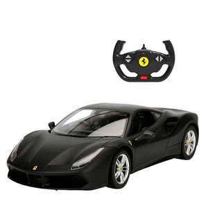 Masinuta cu telecomanda, Rastar, Ferrari 488 GTB, 1: 14, Negru imagine