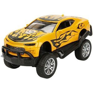 Masina Off Road din metal, Maxx Wheels, 1: 32, Galben imagine