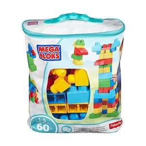 Set cuburi de constructie, Mega Bloks, 60 piese, DCH55 imagine