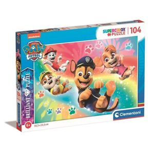 Puzzle Clementoni Paw Patrol Brilliant, 104 piese imagine