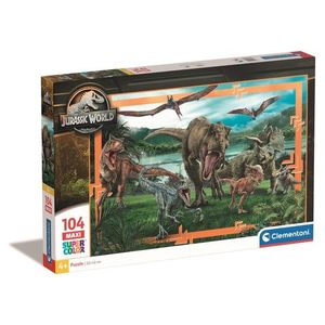 Puzzle Clementoni Maxi, Jurassic World, 104 piese imagine