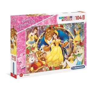 Puzzle Clementoni Maxi, Frumoasa si Bestia, 104 piese imagine