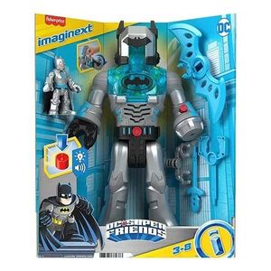 Set de joaca, Imaginext, DC Super Friends, Batman Insider & Exo Suit, Gri, HMK88 imagine