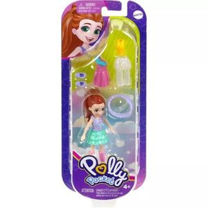 Mini papusa cu haine de schimb Polly Pocket, HKV82 imagine