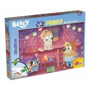 Puzzle 2 in 1 Lisciani Bluey, Povesti, M-Plus, 24 piese imagine