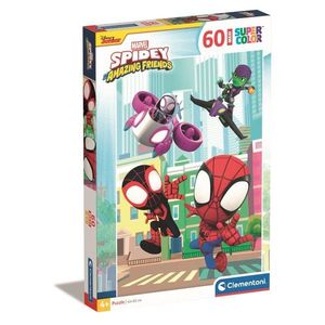 Puzzle Clementoni, Maxi, Spidey si prietenii sai, 60 piese imagine