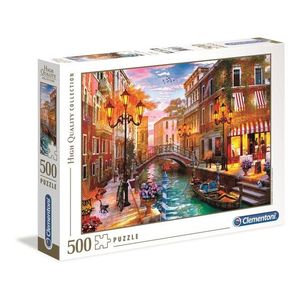 Puzzle Clementoni, Apus in Venetia, 500 piese imagine