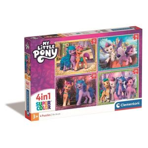 Puzzle Clementoni, 4 in 1, My Little Pony, 12 16 20 24 piese imagine