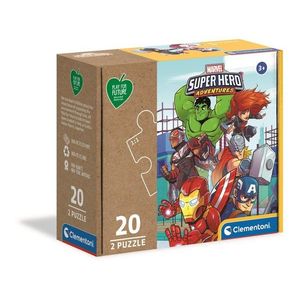 Puzzle Clementoni, Marvel Superhero, 2 x 20 piese imagine