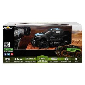 Masina de teren 4x4 cu telecomanda, Crazon, Negru-Albastru, 1: 18 imagine