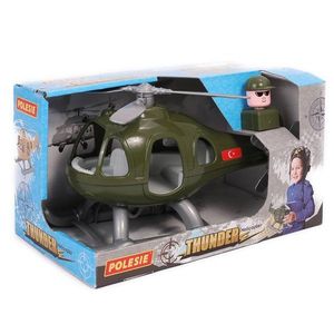 Set elicopter militar cu figurina, Polesie, Grom, 29 cm imagine