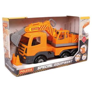 Camion cu excavator, Polesie, Prestige, 46 cm imagine