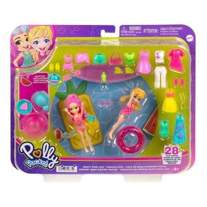 Set 2 papusi cu haine si accesorii, Polly Pocket, HKV95 imagine