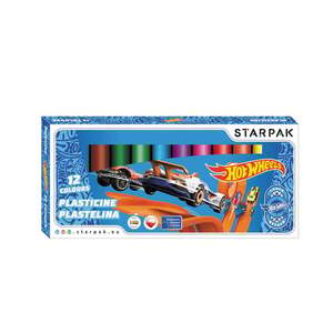 Set de modelare cu 12 culori Starpak, Hot Wheels imagine