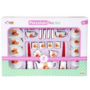 Set de ceai, din portelan, Little Chef, 29 piese, Ursulet imagine